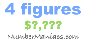 What does 4 figures mean? - Number Maniacs
