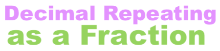 What is 1.21 repeating as a fraction?